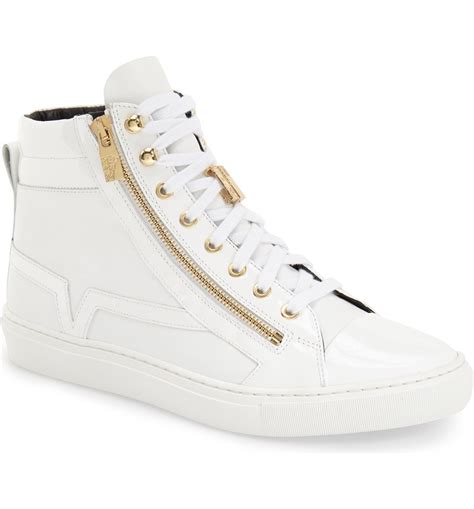 where to buy versace sneakers|versace zipped high top sneakers.